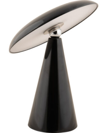 Leitmotiv Phoebe Genopladelig Bordlampe Sort