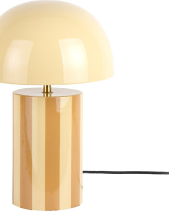 Leitmotiv Rayado Bordlampe Stribet Gul