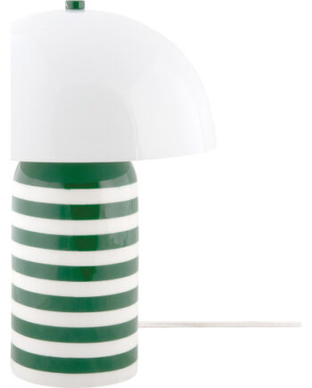 Leitmotiv Rayado Retro Bordlampe Stribet Grøn