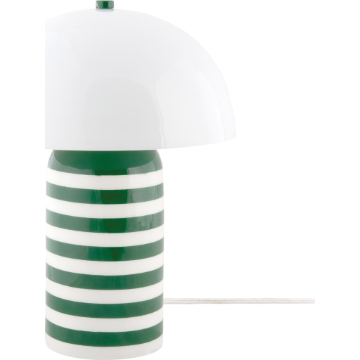 Leitmotiv Rayado Retro Bordlampe Stribet Grøn