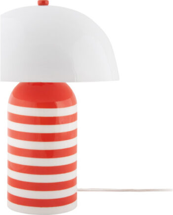 Leitmotiv Rayado Retro Bordlampe Stribet Orange