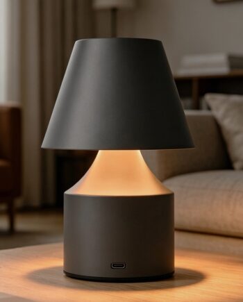 Opladelig Led Bordlampe Grå Touch Dæmpbar 3i1 Ip20 Indendørs Dæmpbar : Dæmper Indbygget Kulør :