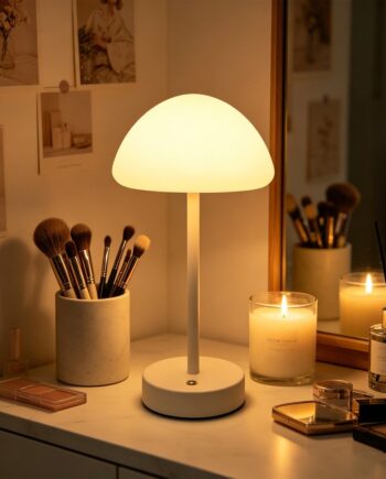 Opladelig Led Bordlampe Inde Ude Hvid Touch Dæmpbar 3i1 Ip20 Indendørs Dæmpbar : Dæmpbar Kulør : Cct Varm Til Kold Hvid