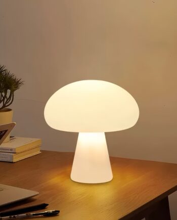 Opladelig Led Svampe Bordlampe Hvid Touch Dæmpbar Cct Ip54 Dæmpbar : Dæmpbar Kulør : Cct Varm Til Kold Hvid