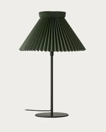 334t Bordlampe Sort Papir Moss Green