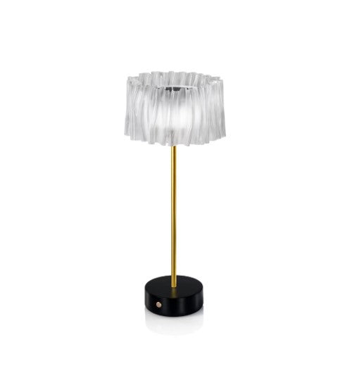 Accordon Transportabel Bordlampe Fra Slamp Sort