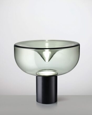Aella Mini Bordlampe Fra Leucos Smoke Gray Mat Sort