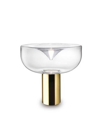 Aella Mini Bordlampe Fra Leucos Transparent Guld