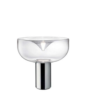 Aella Mini Bordlampe Fra Leucos Transparent Krom