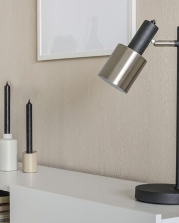 Alda Bordlampe Stål Sort Metal