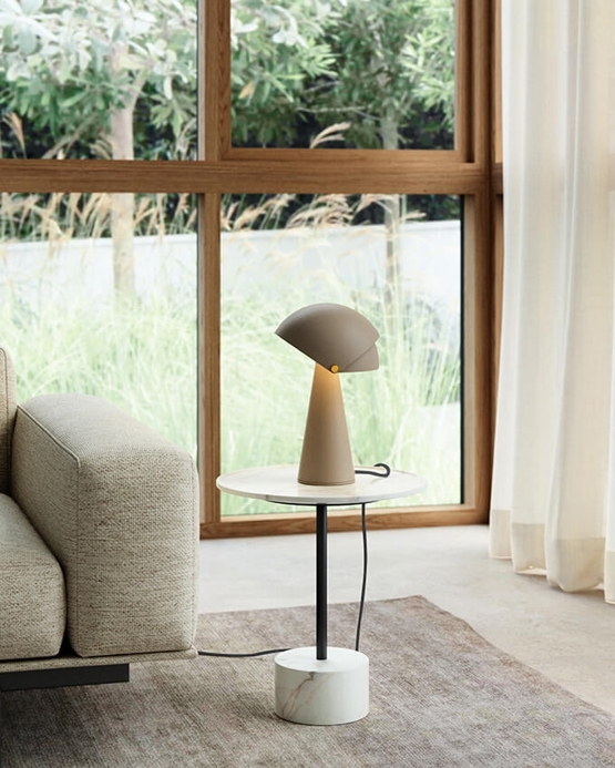 Align Bordlampe Brun