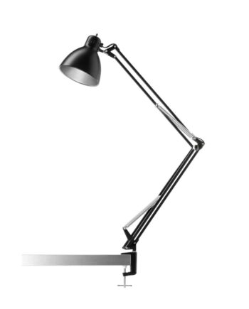 Archi Bordlampe Med Klemme Mat Sort Længe Lager Haves Nordic Living