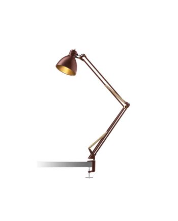 Archi Junior Bordlampe Med Klemme Maple Red Længe Lager Haves Nordic Living