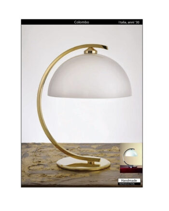 Art Dco Joe Colombo Bordlampe Krom