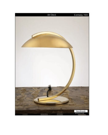 Art Dec 1925 Bordlampe Krom