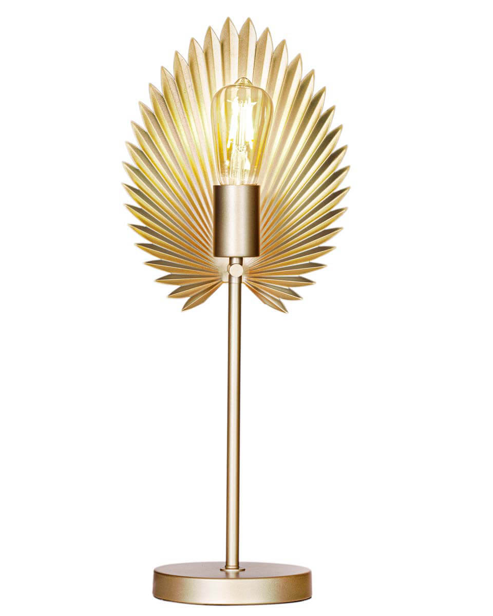 Aruba Bordlampe Fra Rydns Mat Guld