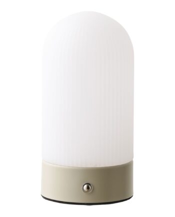 Ashford Bordlampe Bordlampe Genopladelig Metal Beige Hvid