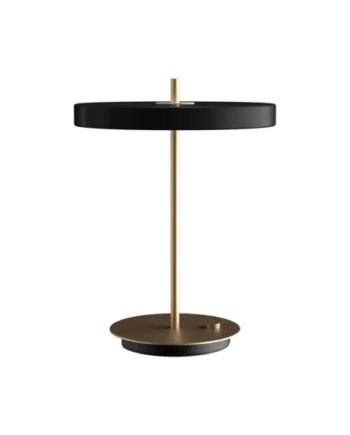 Asteria Bordlampe Usb Sort Messing