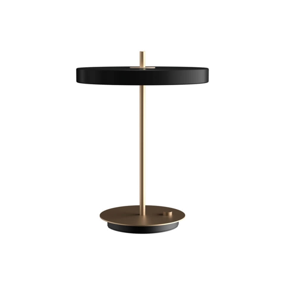 Asteria Bordlampe Usb Sort Messing