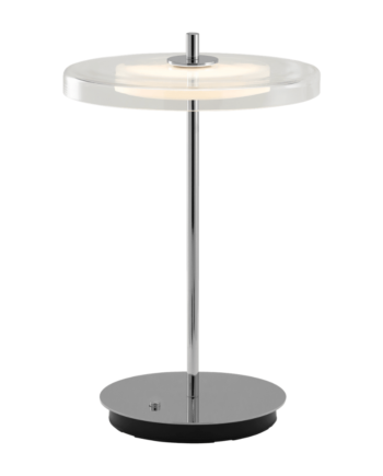 Asteria Move Glass Bordlampe Transperant Stål Umage