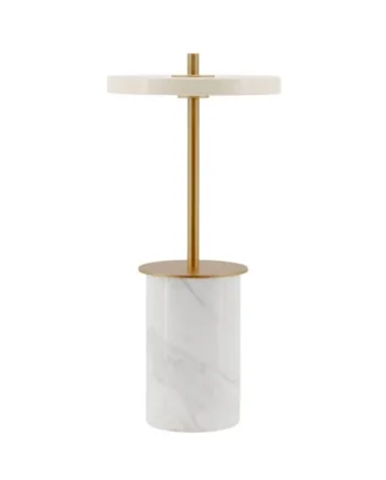 Asteria Move Mini Batteri Bordlampe Hvid Marmor