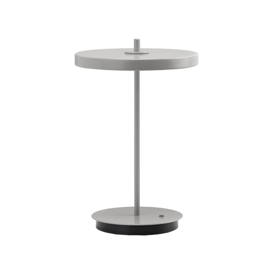 Asteria Move Monochrome Batteri Bordlampe Mist Grå