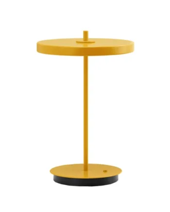 Asteria Move Monochrome Batteri Bordlampe Sunflower Gul