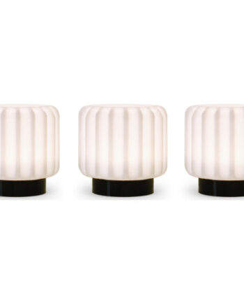 Atelier Pierre Dentelles Genopladelig Bordlampe Stk Sort