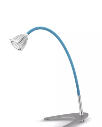Athene Bordlampe Less More Aluminium Blå