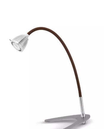 Athene Bordlampe Less More Aluminium Brun