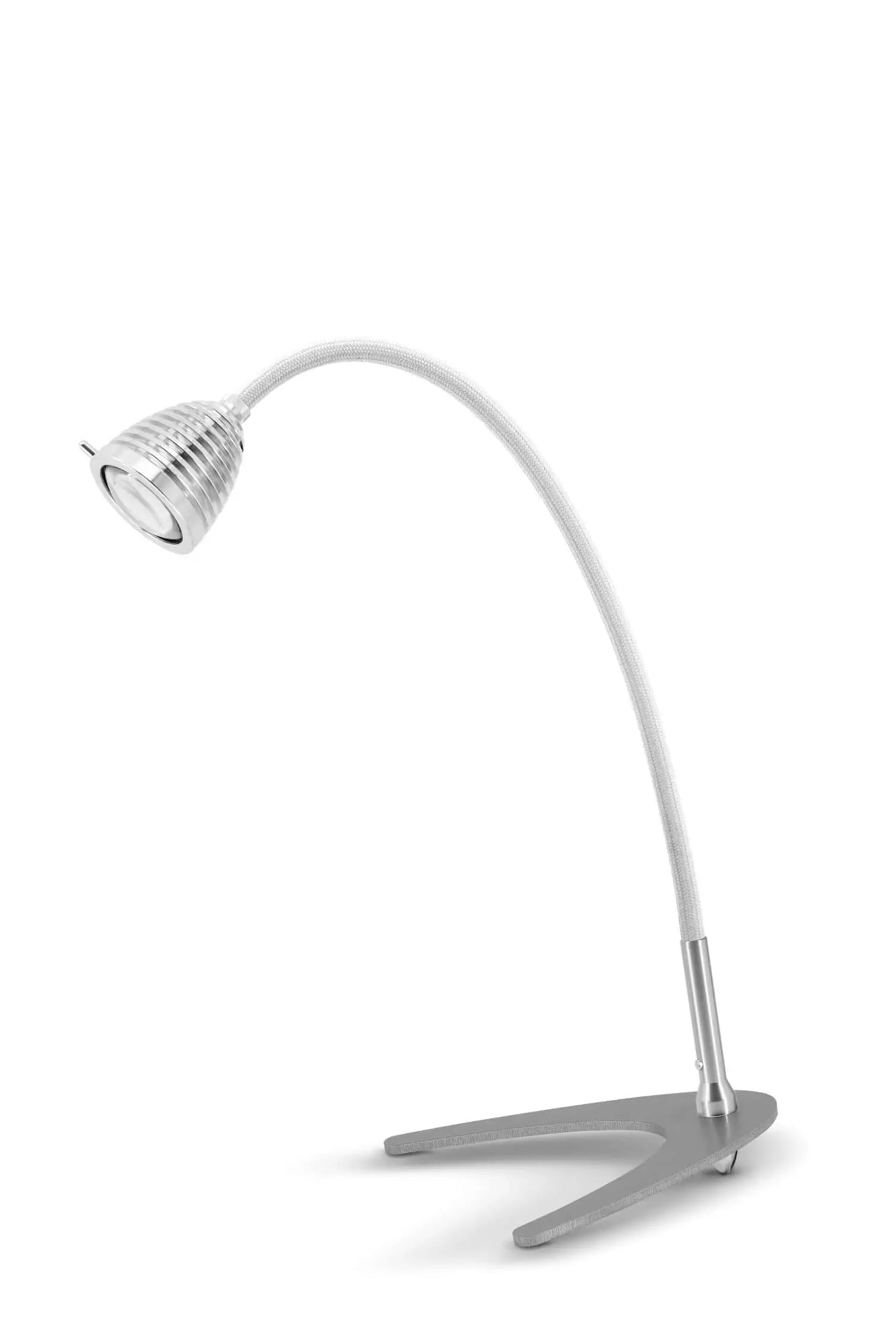 Athene Bordlampe Less More Aluminium Hvid