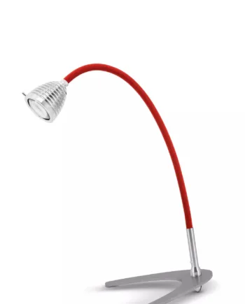 Athene Bordlampe Less More Aluminium Rød