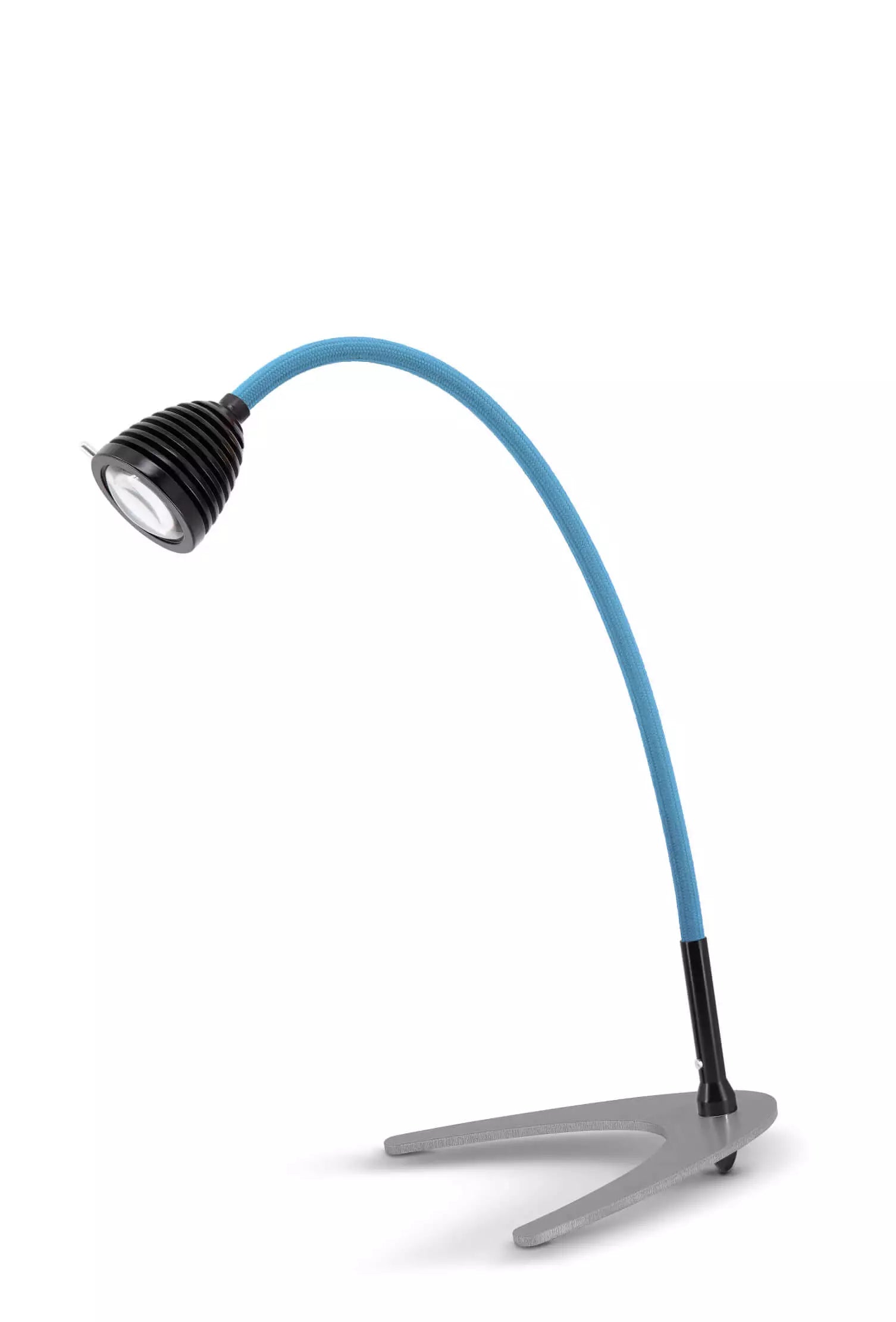 Athene Bordlampe Less More Mat Sort Blå