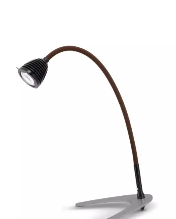 Athene Bordlampe Less More Mat Sort Brun