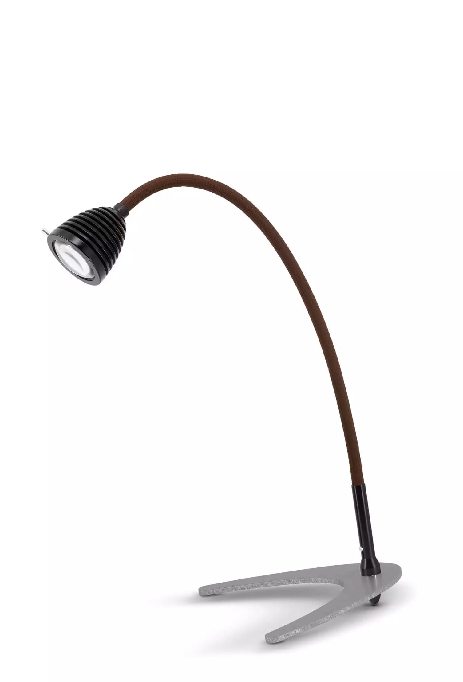 Athene Bordlampe Less More Mat Sort Brun