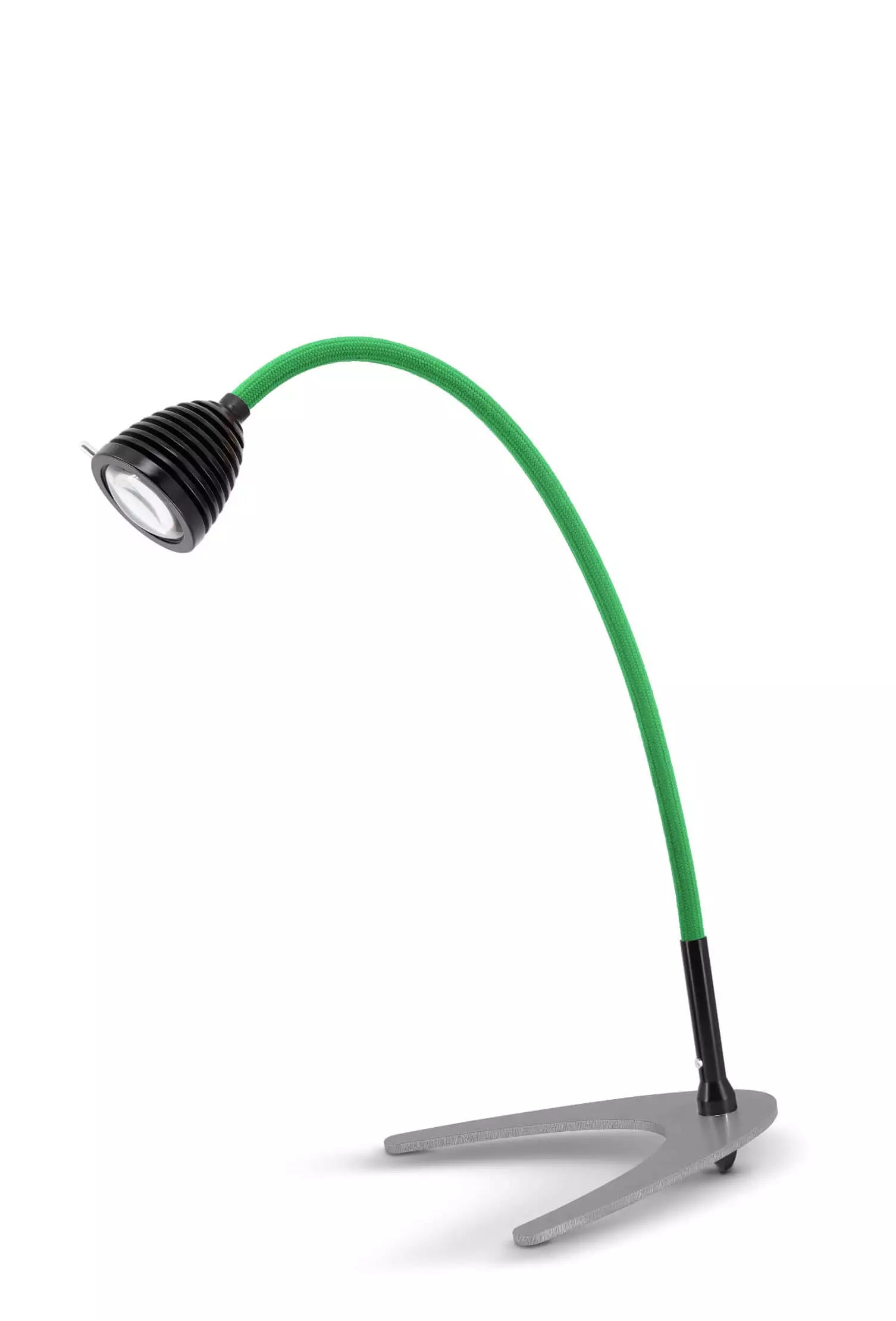 Athene Bordlampe Less More Mat Sort Grøn