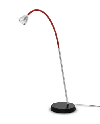 Athene Tl3 Bordlampe Less More Aluminium Rød