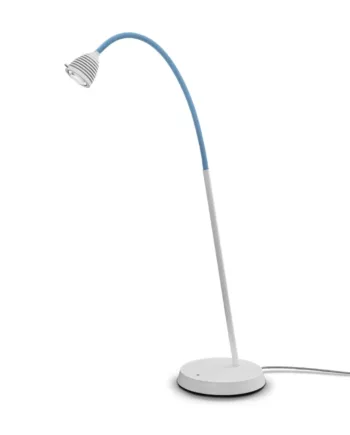 Athene Tl3 Bordlampe Less More Mat Hvid Blå