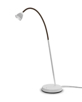 Athene Tl3 Bordlampe Less More Mat Hvid Brun