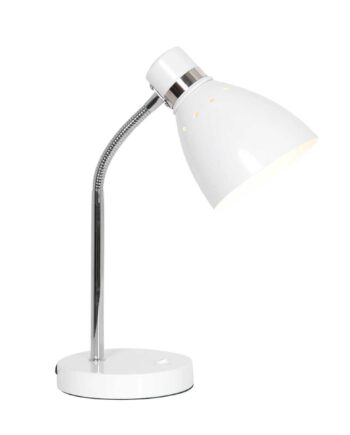 Attach Bordlampe Fire Metalfarver Metal Hvid