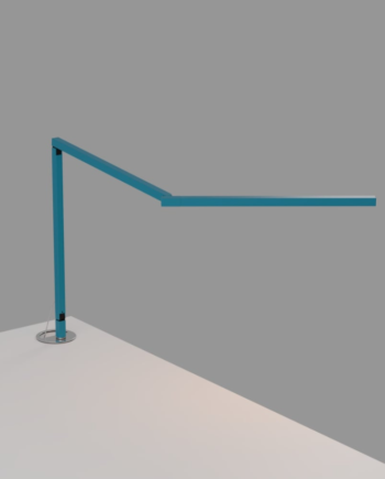 Bar Mini Blå Væg Bordlampe Koncept Bordpatron Med Ledningshul