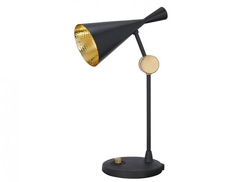 Beat Bordlampe Tom Dixon Sort Guld