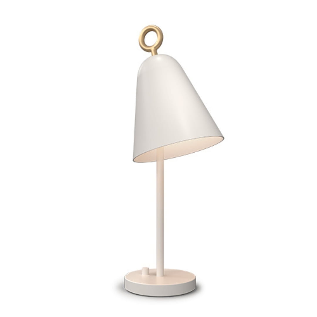 Bella Bordlampe Hvid Herstal
