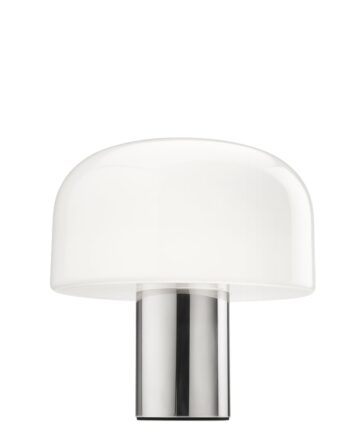 Bellhop Glas Bordlampe Lys Aluminium Rest Flos