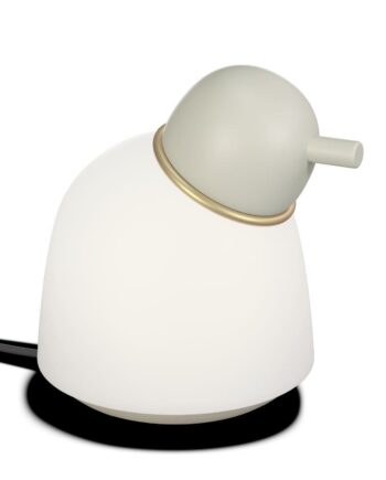 Bird Bordlampe Sand Messing Opal Belid
