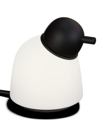 Bird Bordlampe Sort Opal Belid