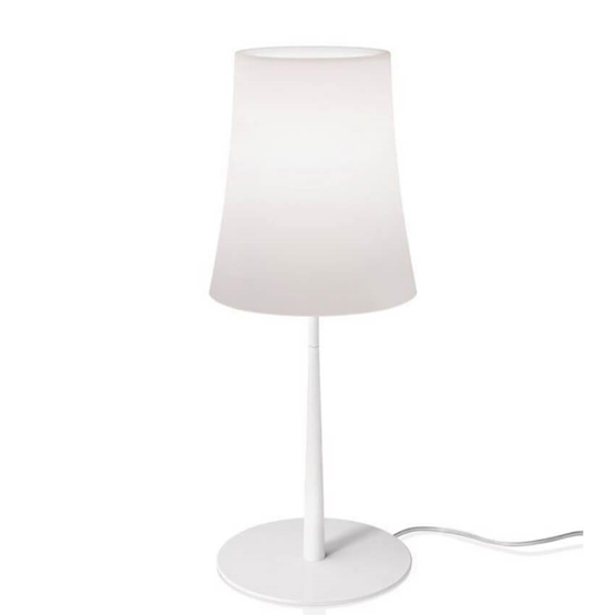 Birdie Easy Grande Bordlampe Hvid