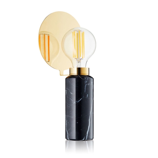 Blindspot Bordlampe Sort Marmor