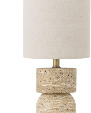 Bloomingville Bordlampe Marci Travertin 53x19