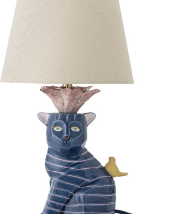 Bloomingville Eri Bordlampe Blå Stentøj Keramik
